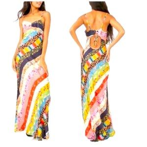 ISO — Free People Fiona Rainbow Maxi Dress